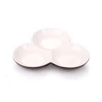 sauce dishes double colors melamine tableware creative design wholesaler unbreakable restaurant