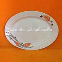 Food Grade 12'' Oval Melamine Plate