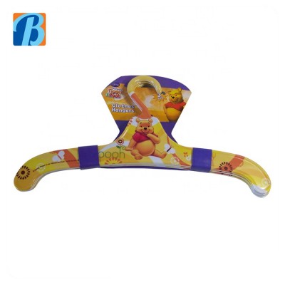 Good quality melamine kids hanger plastic clothes hanger